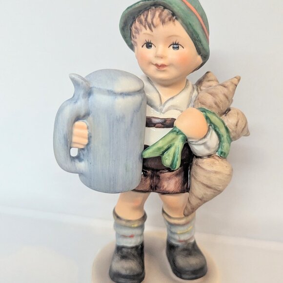 Goebel Hummel West Germany 5.25" For Father Boy Stein Turnips Figurine #A8 - Picture 1 of 4